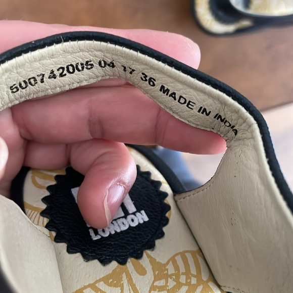 Fly London Ylva Leather Lace Up Open Peep Toe
Wedge Sandals Sz EU 36 (5.5-6 US) - Picture 11 of 15